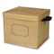 Teacher Created Resources Shelf Storage Bin, Burlap, Beige, 10 1/2 in H, 13 in W, 12 in L TCR20834 - alternate 1